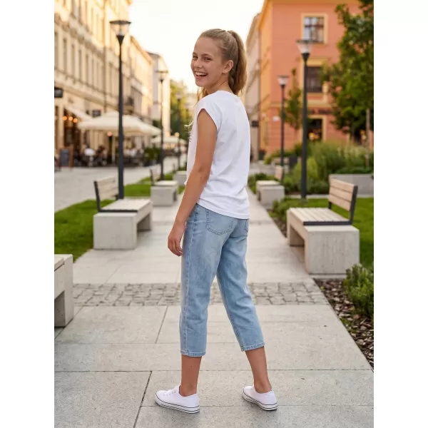  Lány t -póló rövid ujjú SAM 73 FREYA GT 550 FEHÉR 