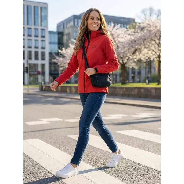  Női softshell kabát ALTISPORT ALW056521 PIROS 