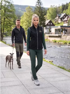 Női softshell mellény ALTISPORT ALW056516 FEKETE