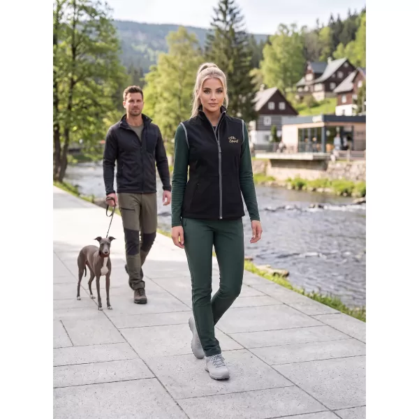 Női softshell mellény ALTISPORT ALW056516 FEKETE 