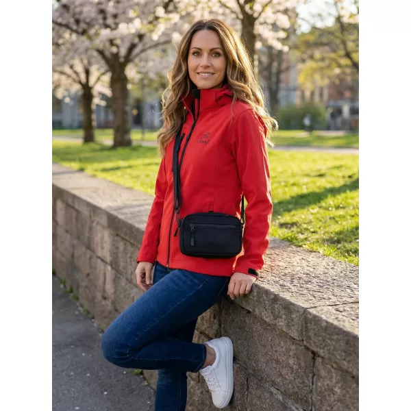  Női softshell kabát ALTISPORT ALW056521 PIROS 