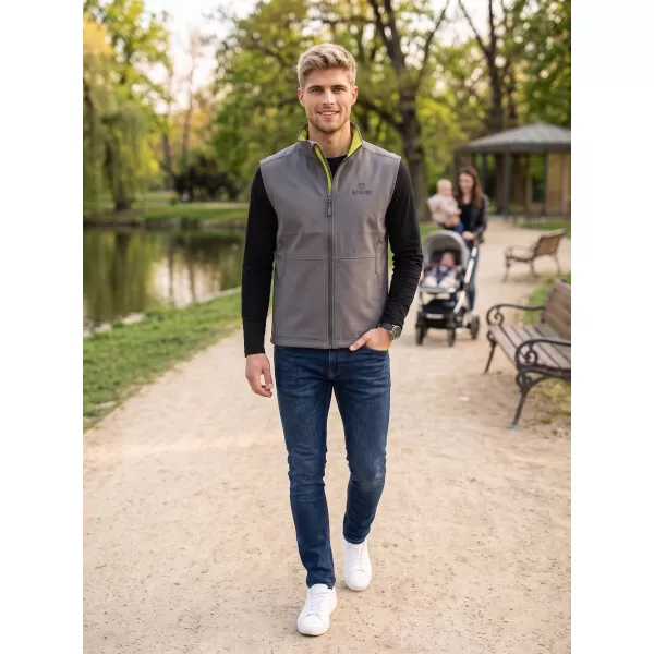  Férfi softshell mellény ALTISPORT ALM006517 ACÉLSZÜRKE 