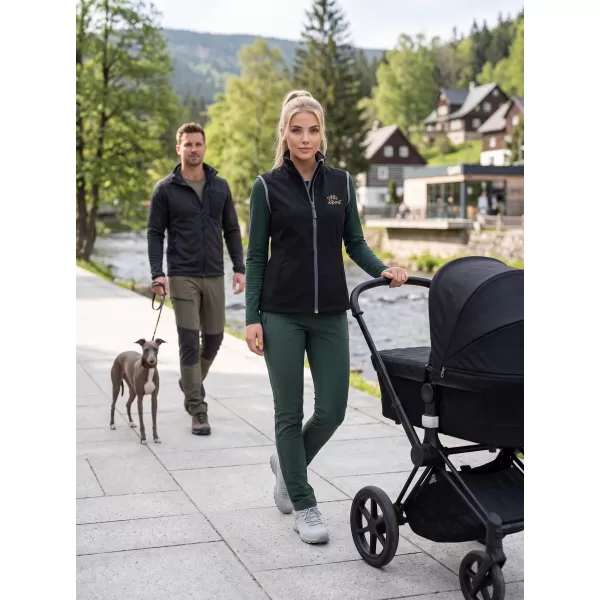  Női softshell mellény ALTISPORT ALW056516 FEKETE 
