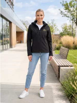 Női softshell kabát ALTISPORT ALW056521 FEKETE