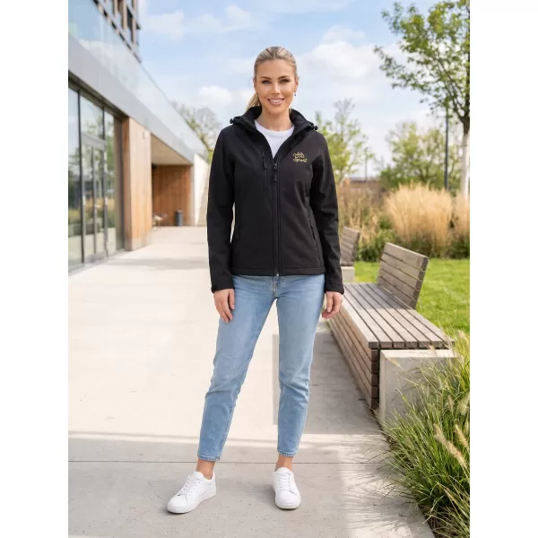  Női softshell kabát ALTISPORT ALW056521 FEKETE 