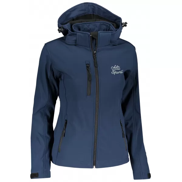  Női softshell kabát ALTISPORT ALW056521 SÖTÉTKÉK 