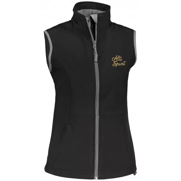  Női softshell mellény ALTISPORT ALW056516 FEKETE 