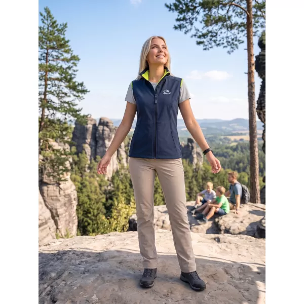  Női softshell mellény ALTISPORT ALW056516 SÖTÉTKÉK 