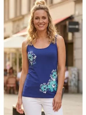 Dámské tílko ALTISPORT CARRYOVER ALW016136 KRÁLOVSKÁ MODRÁ