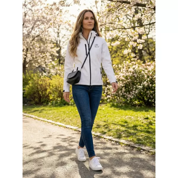  Női softshell kabát ALTISPORT ALW056521 FEHÉR 