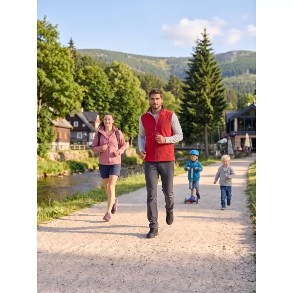  Férfi softshell mellény ALTISPORT ALM006517 PIROS 