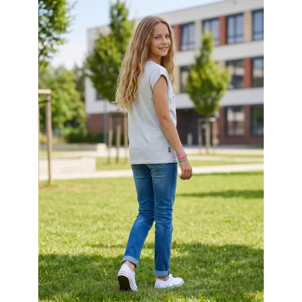 Rövid ujjú lány póló SAM 73 FREYA GT 550 SZÜRKE 