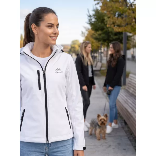  Női softshell kabát ALTISPORT ALW056521 FEHÉR 