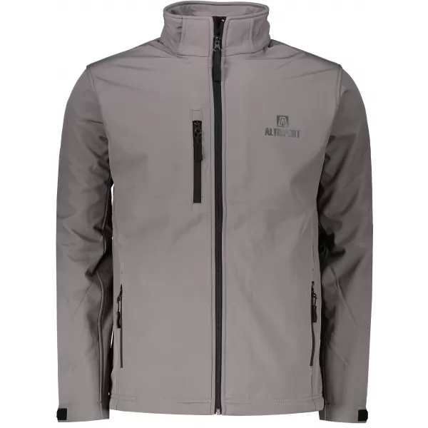  Férfi softshell kabát ALTISPORT ALM006522 ACÉLSZÜRKE 