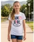 Rövid ujjú lány póló SAM 73 KYLIE GT 549 FEHÉR