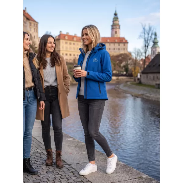  Női softshell kabát ALTISPORT ALW056521 KIRÁLYKÉK 