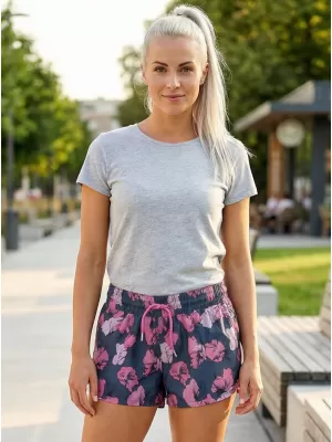 Női rövidnadrág ALTISPORT BARBA LPAT512 LILA