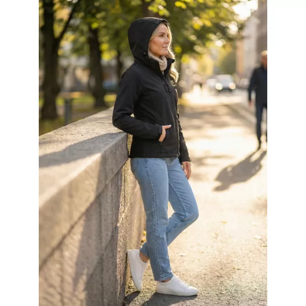  Női softshell kabát ALTISPORT ALW056521 FEKETE 