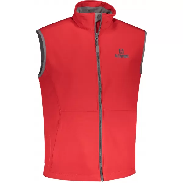  Férfi softshell mellény ALTISPORT ALM006517 PIROS 