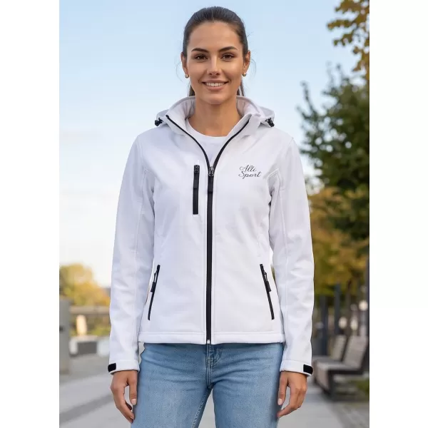  Női softshell kabát ALTISPORT ALW056521 FEHÉR 