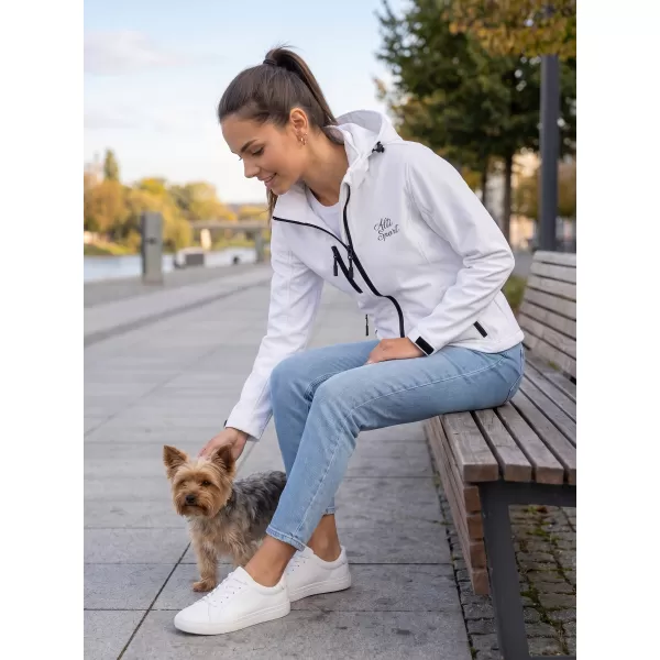  Női softshell kabát ALTISPORT ALW056521 FEHÉR 