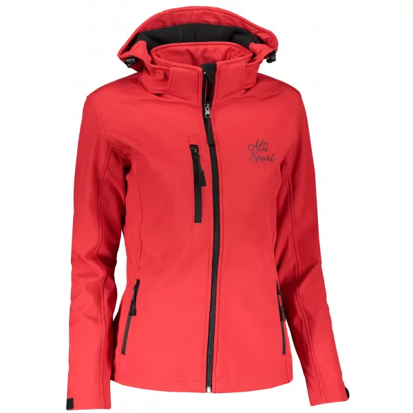  Női softshell kabát ALTISPORT ALW056521 PIROS 