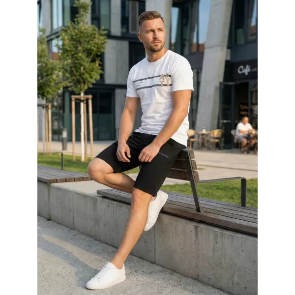  Férfi rövidnadrág ALTISPORT ELOF MPAT527 FEKETE 