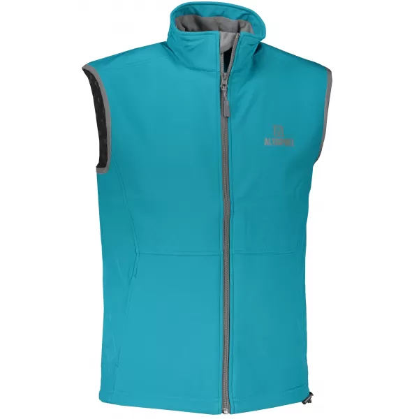  Férfi softshell mellény ALTISPORT ALM006517 SÖTÉT TÜRKIZ 