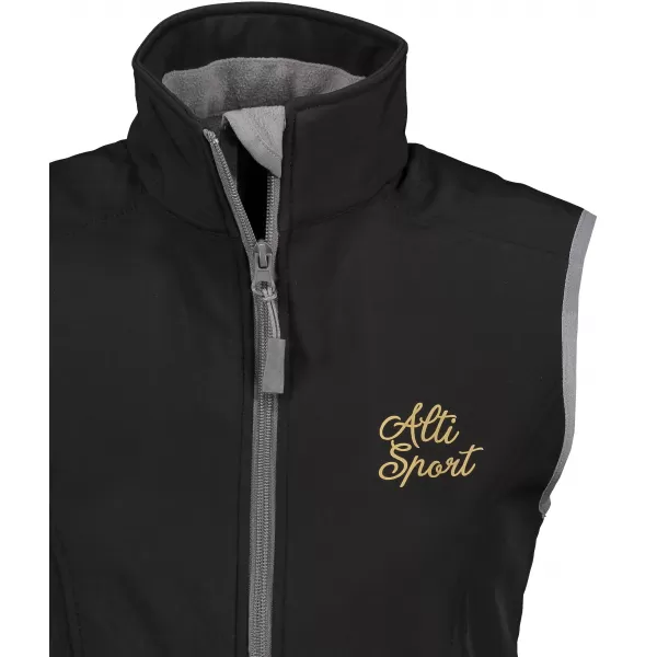  Női softshell mellény ALTISPORT ALW056516 FEKETE 