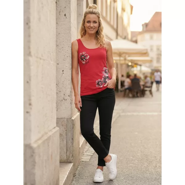  Dámské tílko ALTISPORT CARRYOVER ALW016136 ČERVENÁ 