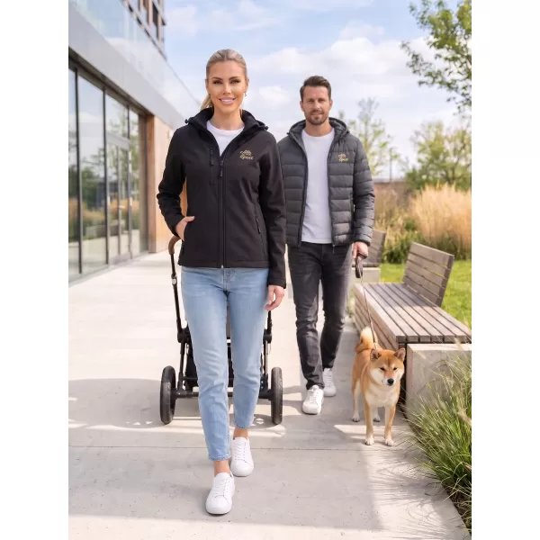  Női softshell kabát ALTISPORT ALW056521 FEKETE 