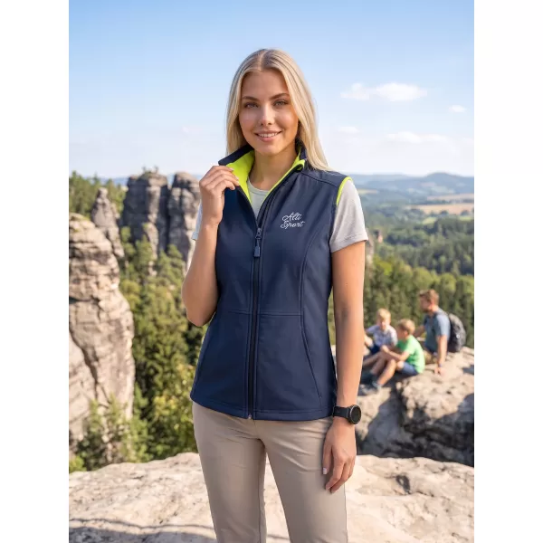  Női softshell mellény ALTISPORT ALW056516 SÖTÉTKÉK 