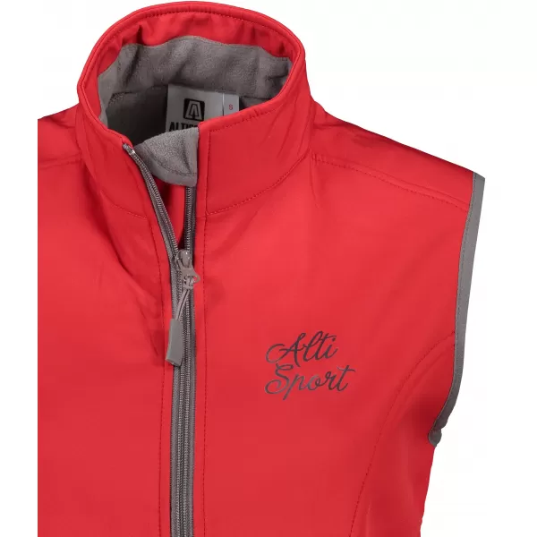  Női softshell mellény ALTISPORT ALW056516 PIROS 