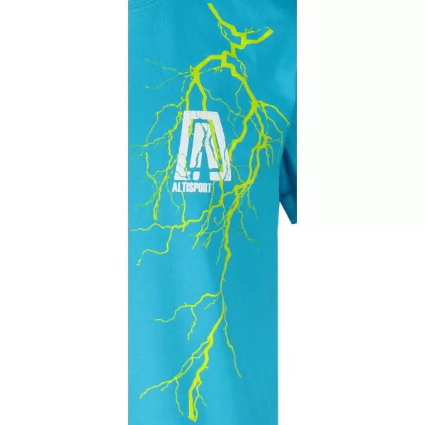  Gyermek póló ALTISPORT ALK027138 TÜRKIZ 