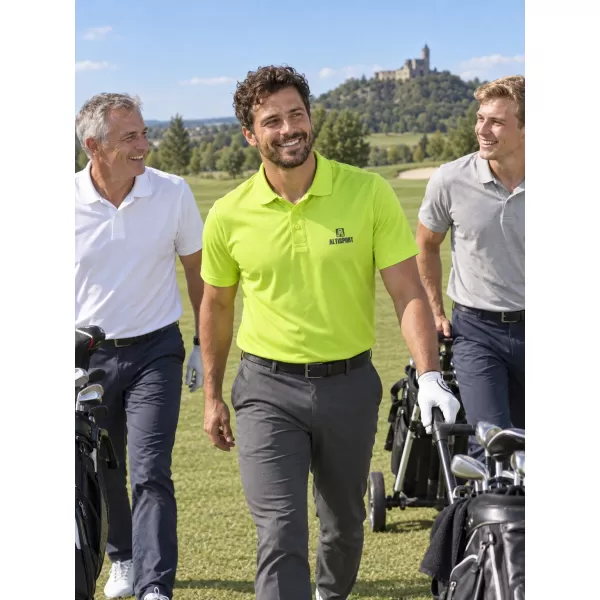  Férfi funkcionális póló gallérral ALTISPORT ALM006217 MÉSZ 