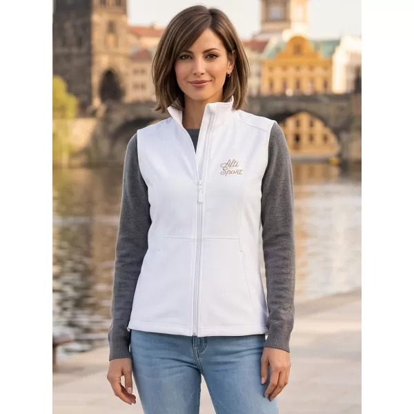  Női softshell mellény ALTISPORT ALW056516 FEHÉR 