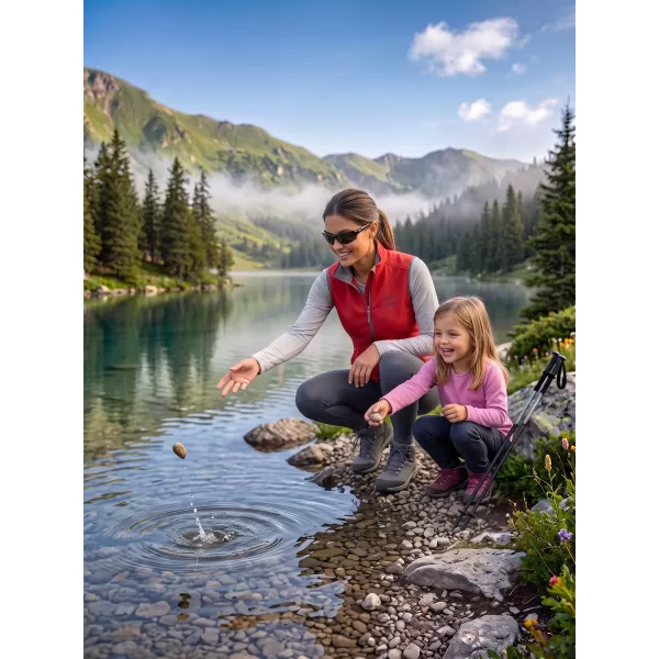  Női softshell mellény ALTISPORT ALW056516 PIROS 