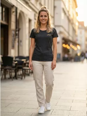 Női póló ALTISPORT RISTA LTST769 FEKETE
