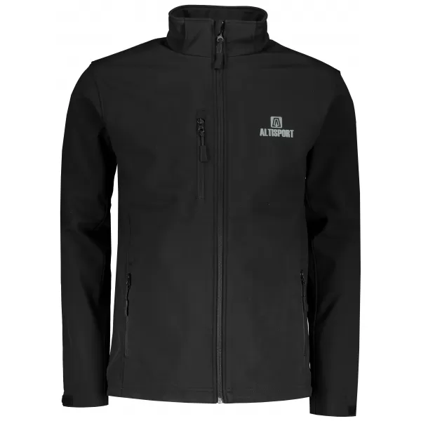  Férfi softshell kabát ALTISPORT ALM006522 FEKETE 