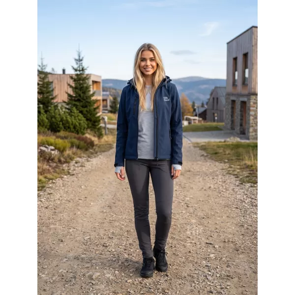  Női softshell kabát ALTISPORT ALW056521 SÖTÉTKÉK 