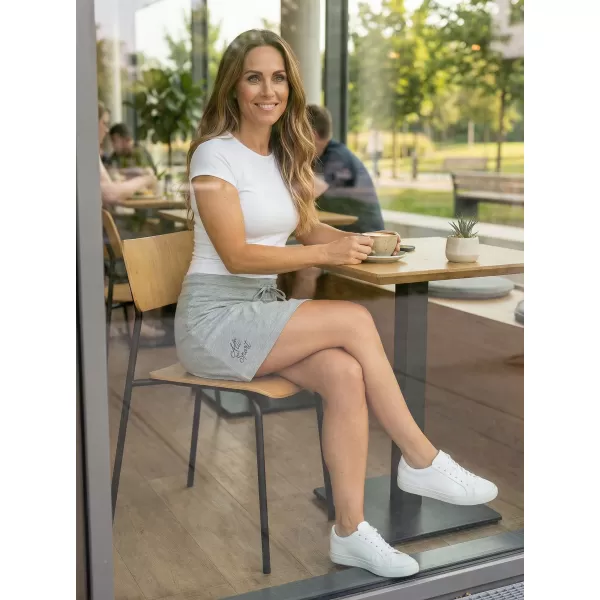  Női szoknya ALTISPORT ALW056604 SÖTÉTSZÜRKE KIEMELÉSEK 