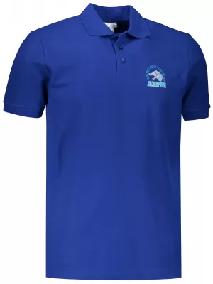 Férfi póló gallérral ALTISPORT ALM071203 KIRÁLYKÉK