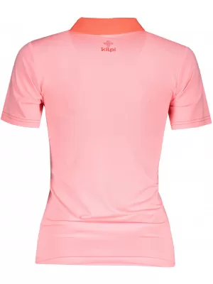 Funkcionális női póló KILPI COLLAR-W PL0113KI VILÁGOS RÓZSASZÍN