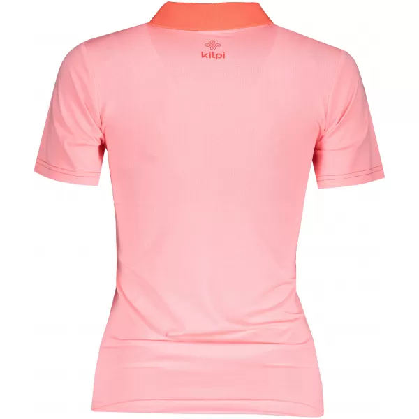  Funkcionális női póló KILPI COLLAR-W PL0113KI VILÁGOS RÓZSASZÍN 
