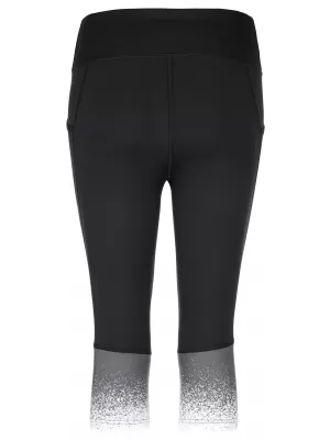 3/4-es női leggings KILPI SOLAS-W PL0122KI FEKETE