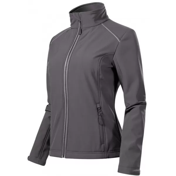  Női softshell kabát MALFINI VALLEY 537 ACÉLSZÜRKE 