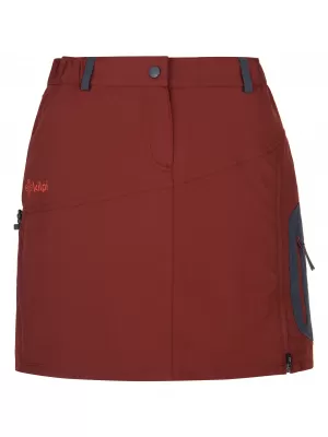Női szoknya KILPI ANA-W PL0032KI SÖTÉT VÖRÖS