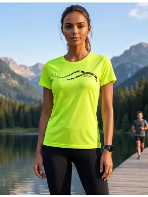 Dámské funkční triko ALTISPORT CARRYOVER ALW001140 NEON YELLOW