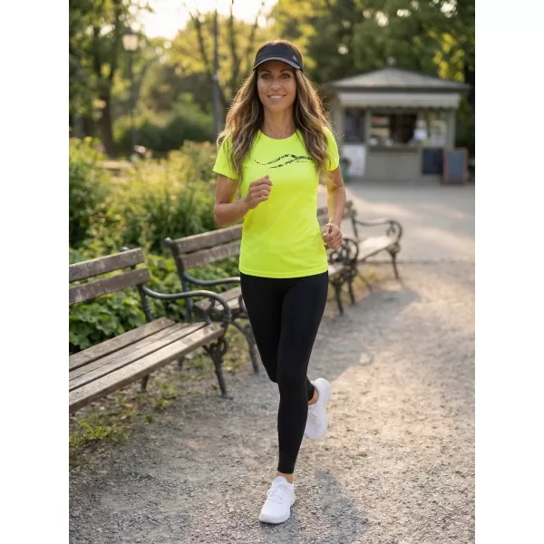  Dámské funkční triko ALTISPORT CARRYOVER ALW001140 NEON YELLOW 