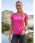 Dámské funkční triko ALTISPORT CARRYOVER ALW001140 NEON PINK